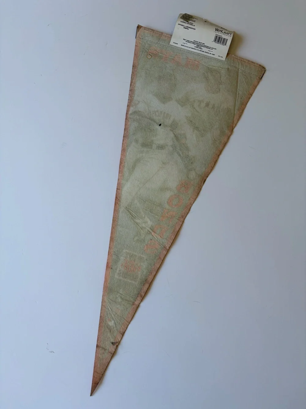 Vtg 2004 Wincraft Barry Bonds Willie Mays 660 HRs San Francisco Giants Pennant